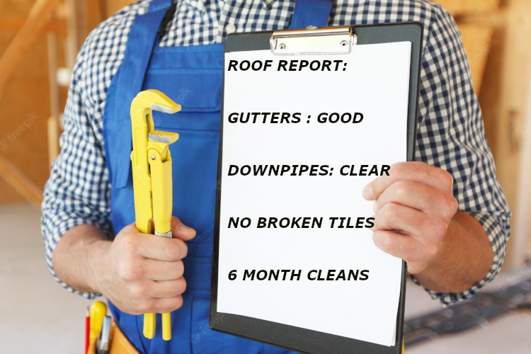 Local Gutter Cleaning Service provides a roof report
