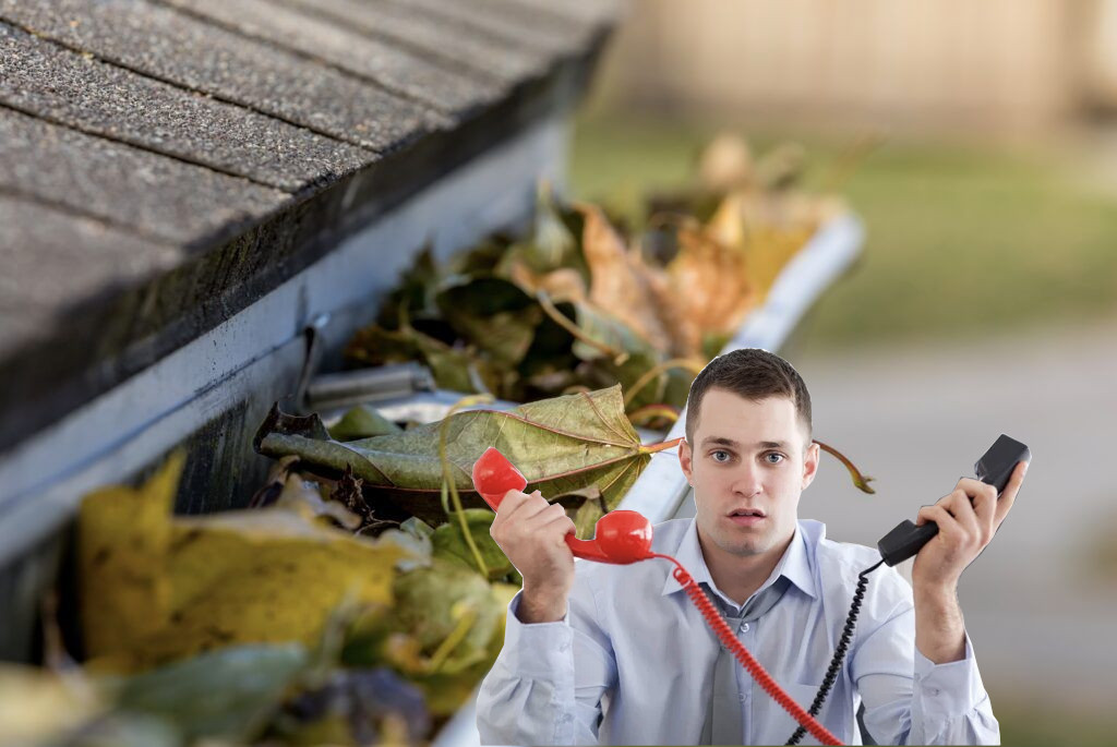 Gutters are Overflowing in Newcastle as a Man Calls a Gutter Cleaner