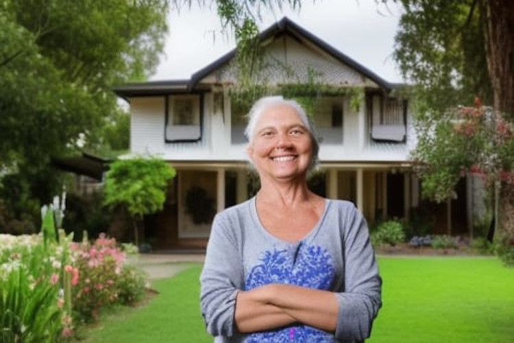 Pauline a Gutter Cleaning Customer in Bathurst is Smiling
