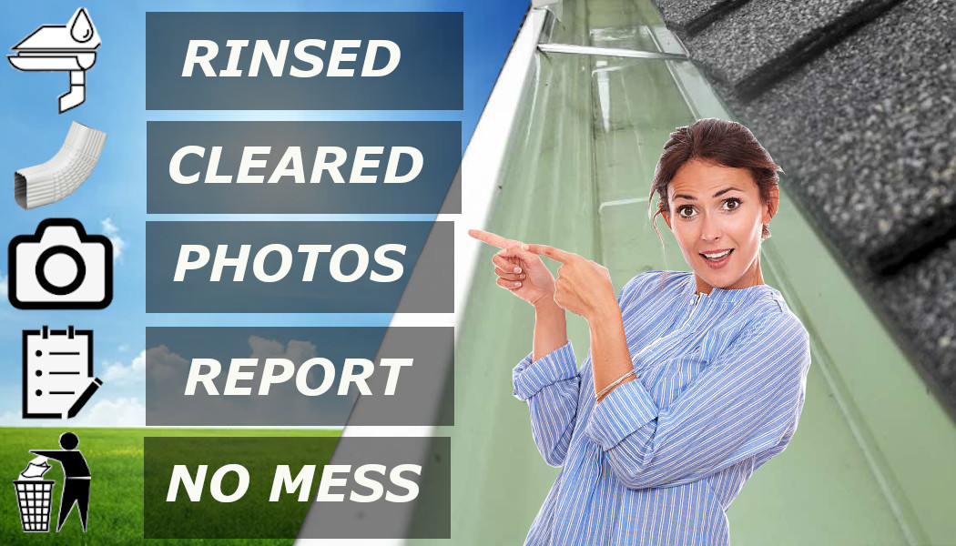 Man Cleaning Gutters in Coffs Harbour whilst a Potential Customer is making phone calls.